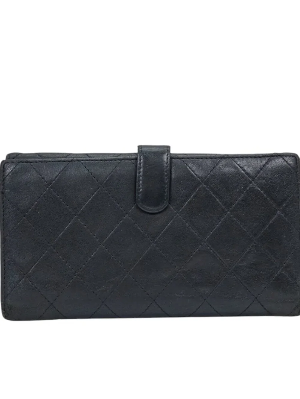 Chanel Wallet Black Classic Quilted Flap